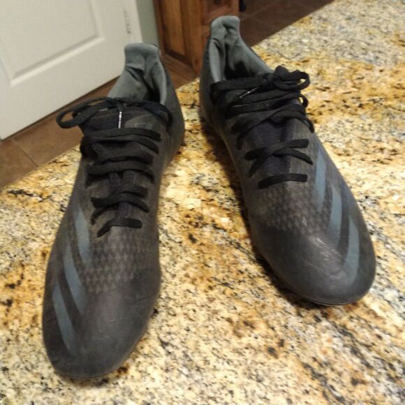 Adidas Men's X Ghosted Football Shoes Ground Cleats Black Grey US 13 (EH2833) - Picture 3 of 12